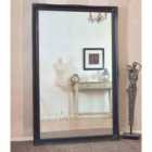 Hamilton Black Shabby Chic Design Leaner Mirror 167 x 106cm