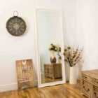 Hamilton White Shabby Chic Design Full Length Mirror 198 x 75cm