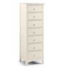 Julian Bowen Cameo 7 Drawer Narrow Chest Of Drawers