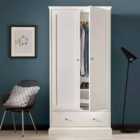 Rigby White Double Wardrobe