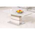 Knightsbridge Coffee Table With Glass Top - Cappuccino