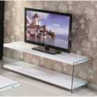 Marco White High Gloss And Glass Tv Unit