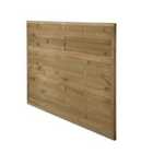 Forest Garden 4'11'' x 5'11'' (150 x 180cm) Pressure Treated Decorative Europa Plain Fence Panel