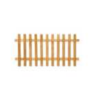 Forest Garden 2'11'' x 6' (90 x 183cm) Pale Picket Fence Panel