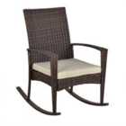 Rattan Rocking Chair Rocker Garden Furniture Seater Patio Bistro Recliner