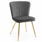 Julian Bowen Set Of 2 Cannes Dining Chairs - Grey