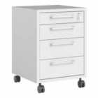 Furniture To Go Prima Mobile Cabinet In White