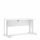 Furniture To Go Prima Desk 150 Cm In White With White Legs