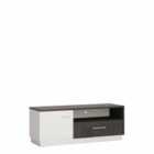 Furniture To Go Zingaro 1 Door 1 Drawer TV Cabinet In Grey And White