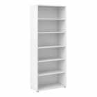 Furniture To Go Prima Bookcase 5 Shelves In White