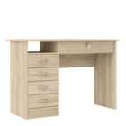 Furniture To Go Function Plus Desk 5 Drawers In Oak Effect