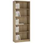 Furniture To Go 4 You Tall Wide Bookcase In Sonama Oak