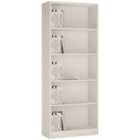 Furniture To Go 4 You Tall Wide Bookcase In Pearl White