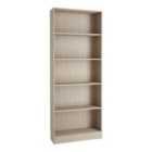 Furniture To Go Basic Tall Wide Bookcase (4 Shelves) In Oak Effect