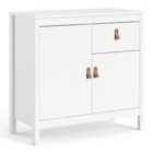 Furniture To Go Barcelona Sideboard 2 Doors + 1 Drawer In White
