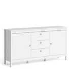 Furniture To Go Madrid Sideboard 2 Doors + 3 Drawers In White