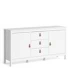Furniture To Go Barcelona Sideboard 2 Doors + 3 Drawers In White