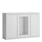 Furniture To Go Fribo 3 Door Sideboard (Glazed Centre) In White