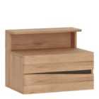 Furniture To Go Kensington 2 Drawer Bedside Cabinet LH Drawer (Wall Fixing) In Oak Effect