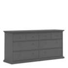 Furniture To Go Paris Chest Of 8 Drawers In Matt Grey
