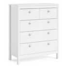 Furniture To Go Madrid Chest 3+2 Drawers In White