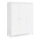 Furniture To Go Madrid Wardrobe With 3 Doors In White