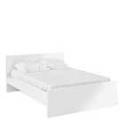 Furniture To Go Naia Double Bed 4Ft6 (140 X 190) In White High Gloss