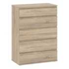 Furniture To Go Nova Chest Of 5 Drawers In Oak Effect