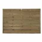 Forest Garden 3'11'' x 5'11'' (120 x 180cm) Pressure Treated Decorative Europa Plain Fence Panel