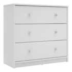Furniture To Go May Chest Of 3 Drawers In White