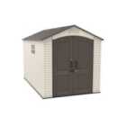 Lifetime 7Ft X 12Ft Outdoor Storage Shed - Brown/Beige