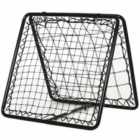 Homcom Adjustable Angle Rebounde Training Set W/All Weather Double Layer Net
