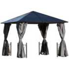 Outsunny Deluxe 3 x 3m Hardtop Gazebo