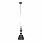 Interiors By Ph Pendant Light Black & Gold Inside Iron 1 Bulb 174cm