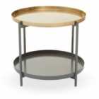 Interiors By Ph Coffee Table Matt Gold/Grey Enamel
