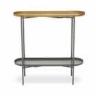 Interiors By Ph Console Table Matt Gold/Grey Enamel