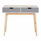 Interiors By Ph Console Table White / Grey Pine Wood Legs