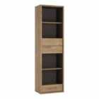 Furniture To Go Shetland Tall Narrow 3 Drawer Bookcase