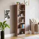 Cambridge 5 Tier Extra Large Bookcase Walnut