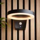 Ensora Lighting Azriel LED Outdoor Solar PIR Wall Light