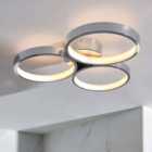 Ensora Lighting Zack 3 Light Semi flush