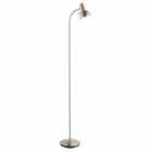 Ensora Lighting Milo Floor Lamp Satin Chrome