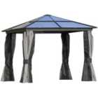 Outsunny 3 x 3m Hardtop Gazebo
