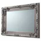 Crossland Grove Carved Regency Silver Wall Mirror - 119x89cm