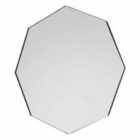 Crossland Grove Thorpe Octagon Silver Wall Mirror - 800 X 800mm