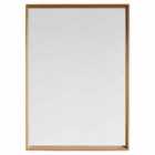 Crossland Grove Stoke Oak Wall Mirror 740 X 1045Mm