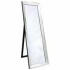 Crossland Grove Bloomsbury Cheval Silver Mirror - 1550 X 480mm