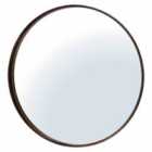 Crossland Grove Newpound Bronze Wall Mirror - 830mm