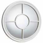 Crossland Grove Somerset Round Wall Mirror White - 700 x 700mm