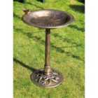 St Helens Pedestal Bronze Bird Bath